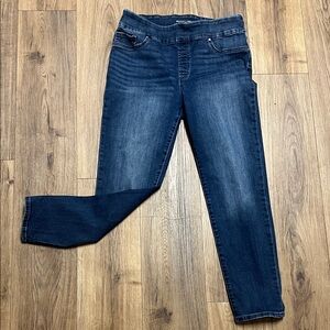 Chico's Deep Indigo Skinny Jeggins Size 8